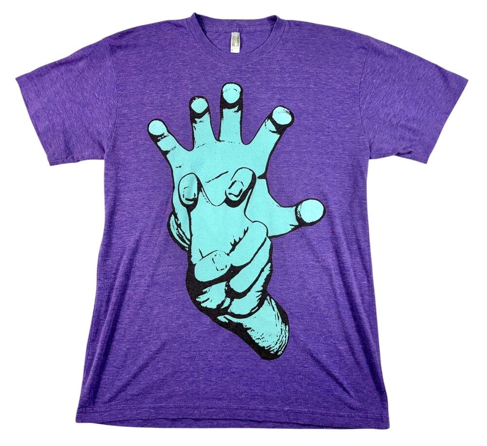 Vintage Cobra Starship T-Shirt Men's Medium Fangs Up FU Y2K Emo RARE